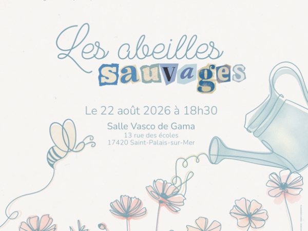 Retrouvez l&rsquo;association pour une conférence sur le thème des abeilles sauvages de France le 22 août prochain !