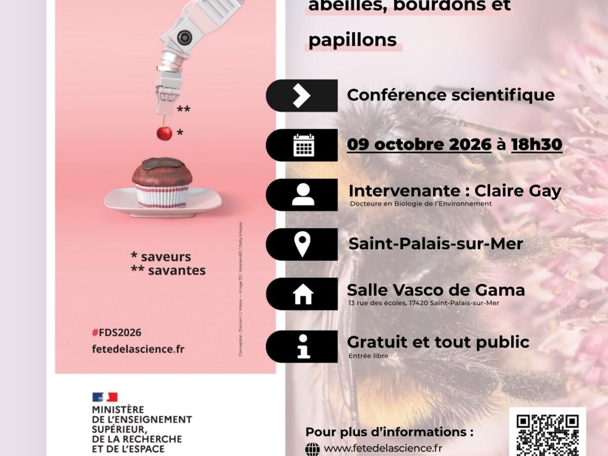 Le 09 octobre, direction la Fête de la Science 2026 à Saint-Palais-sur-Mer !