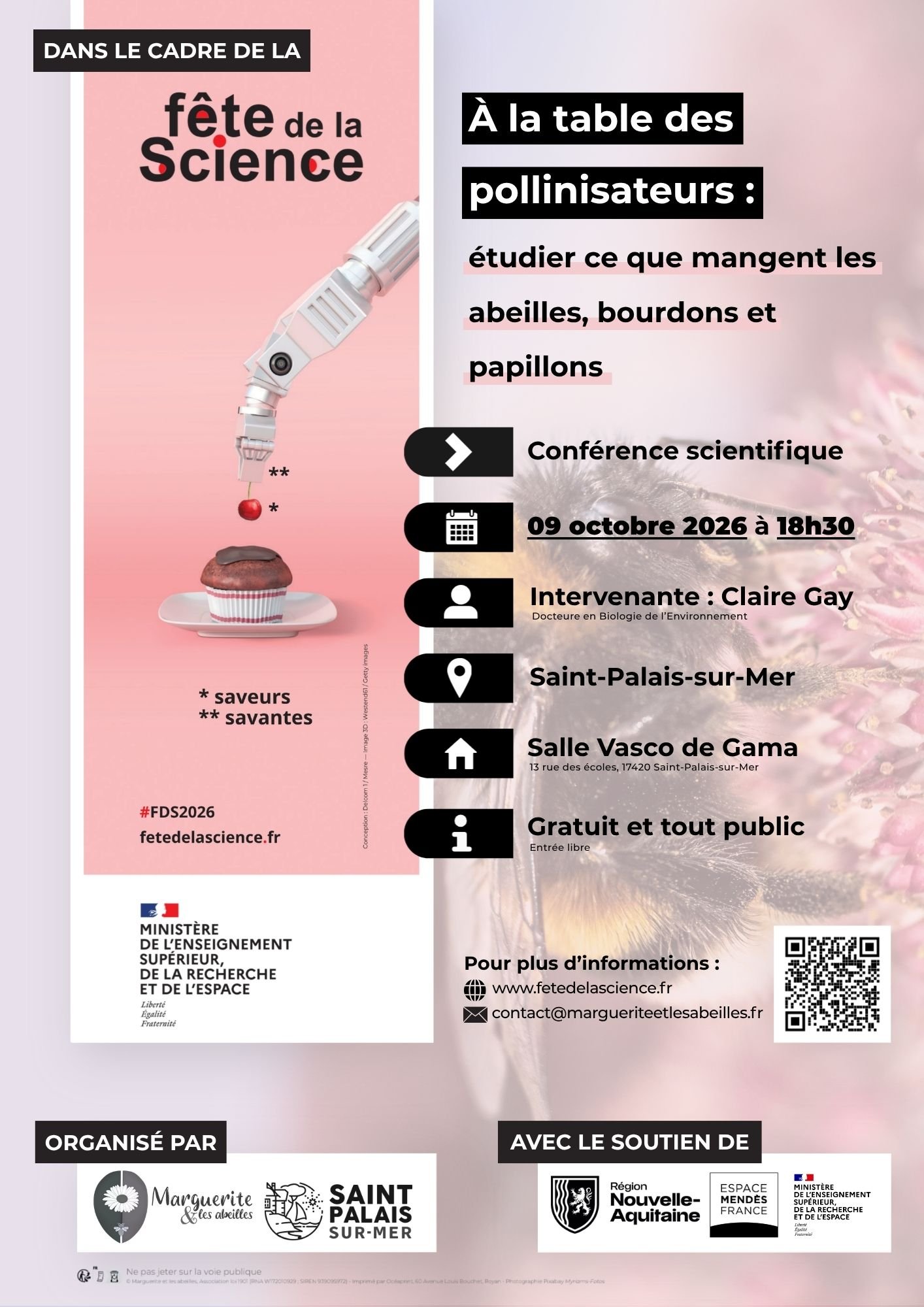 Le 09 octobre, direction la Fête de la Science 2026 à Saint-Palais-sur-Mer !
